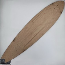 Yocaher Blank Longboard Deck Size 40x9.5 - Natural with Griptape NEW