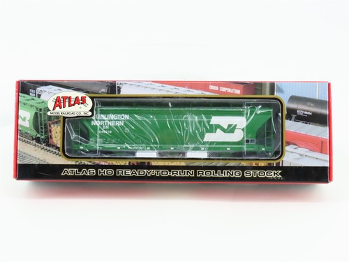 Coche tolva de flujo central de 3 bahías escala HO Atlas 1454-1 BN Burlington Northern RTR | Condition: Used