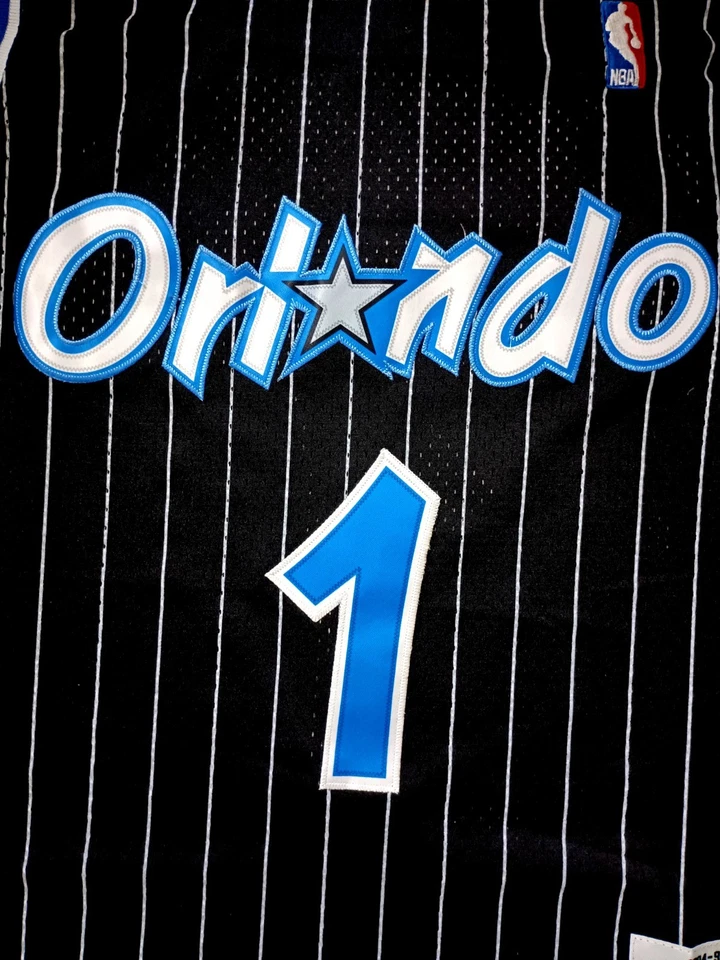 Camiseta Orlando Magic Anfernee Hardaway #1 camiseta cosida retro vendedor de Estados Unidos Foto 4 de 4