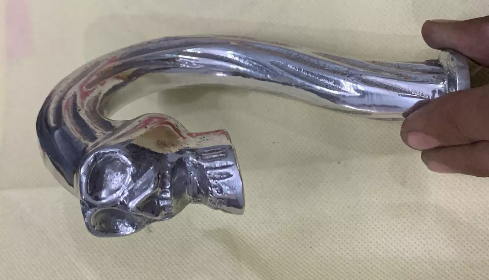 Solid Aluminuim Skull Style Head Design Handle On… - image 2