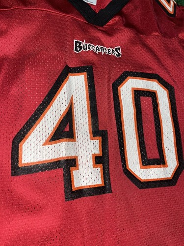 Vintage Wilson Tampa Bay Buccaneers NFL Alstott #40 Jersey Size Youth Large - Picture 5 of 12