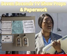 Seven Seconds TV Screen Used Mac Dorsey File & Bottle Lot Ep 101