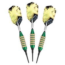 VIPER SPINNING BEE GREEN 16 GRAM DARTS 2BA SOFT TIP SET SHIPS FREE FREE FLIGHTS