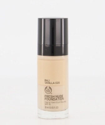 THE BODY SHOP Bali Vanilla 020 Fresh Nude SPF 15 Foundation 30ml