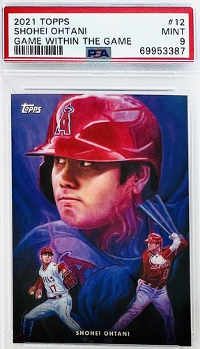 2021 Topps Game Within The Game Shohei Ohtani #12 By Paul Jennis PSA 9🔥