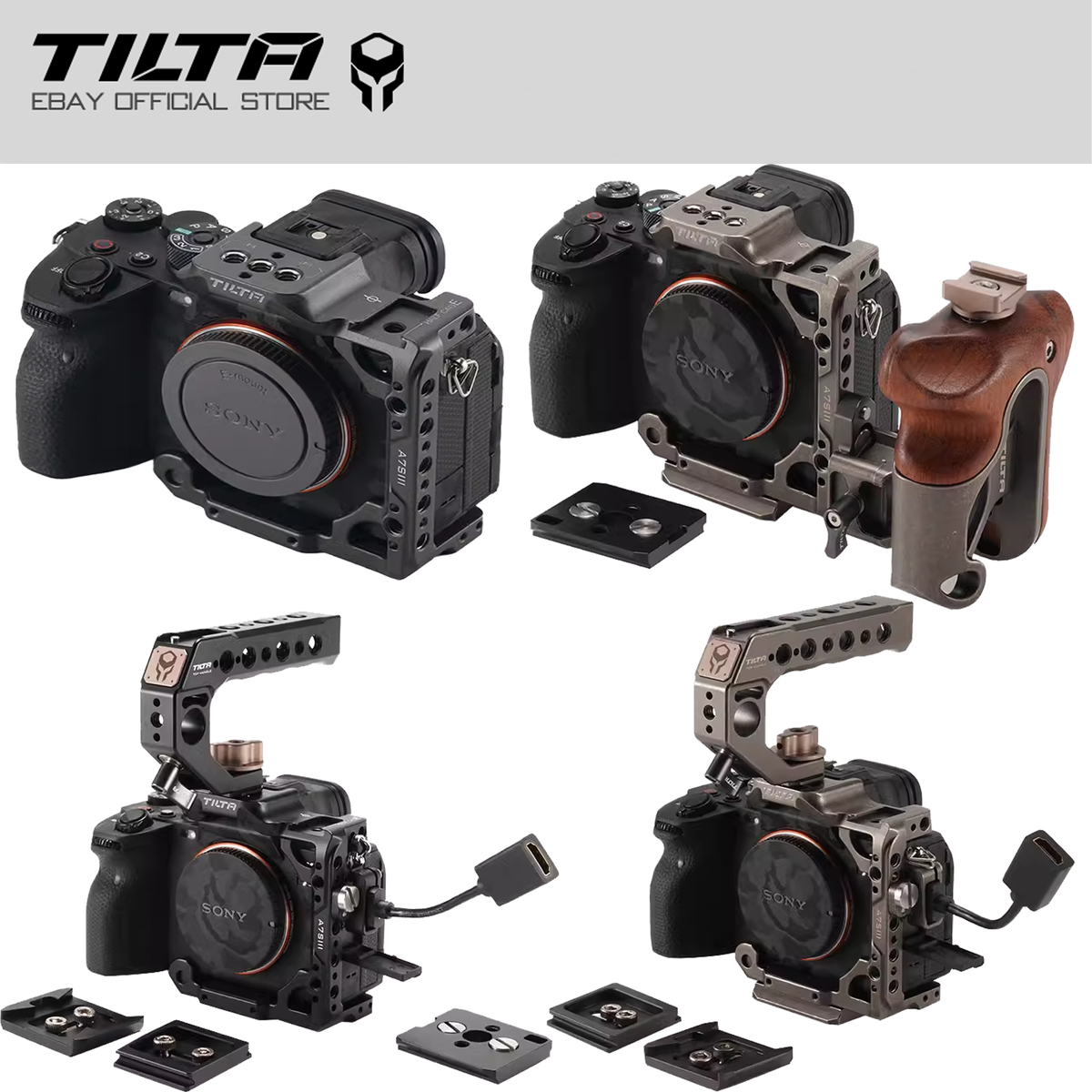 Tilta Half Camera Cage Lightweight Kit Protector Case Camera Cage for Sony  a7S3