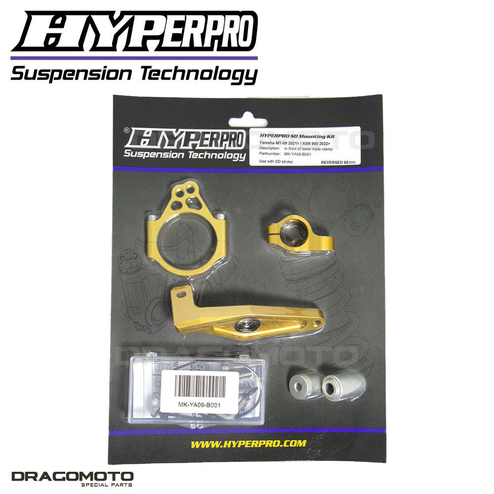 Kit HYPERPRO MK-YA09-B001 : sécurisez vos road-trips en duo sur Yamaha Tracer 9 2022-2023