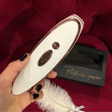Satisfyer Luxury Pret-A-Porter-Rose Gold & White Leather
