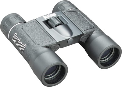 Bushnell Powerview 10x25 Compact Folding Roof Prism Binocular (Black)