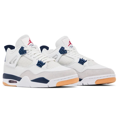 Nike SB x Air Jordan 4 Navy Retro Basketball Shoes Mid Top DR5415-100 New Size