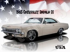1965 Chevrolet Impala SS  Metal Sign 9" x 12" or 12" x 16"