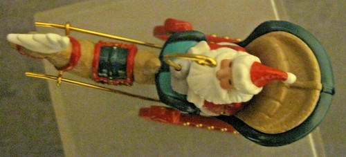 Hallmark Andenken Weihnachten Schlittenfahrt Druckguss 25 Jahre Jubiläum Ornament - Bild 5 von 6