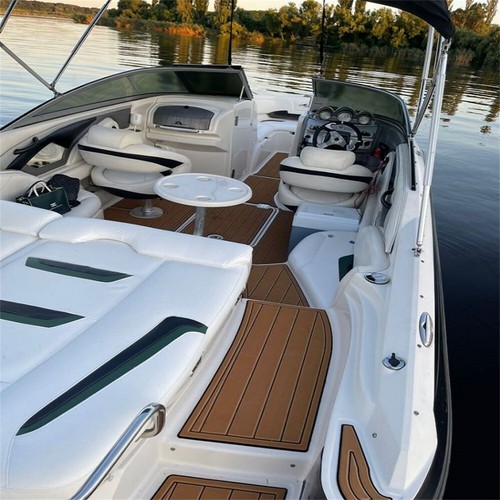 2021 Monterey 255SS Swim Platform Cockpit Mat Boat EVA Foam Teak Flooring Pad - Foto 10 di 24