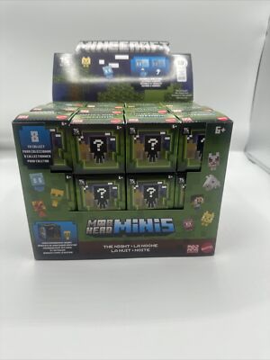 MINECRAFT Mob Head Minis Random Figures Blind Box, Full Box Of 36!!