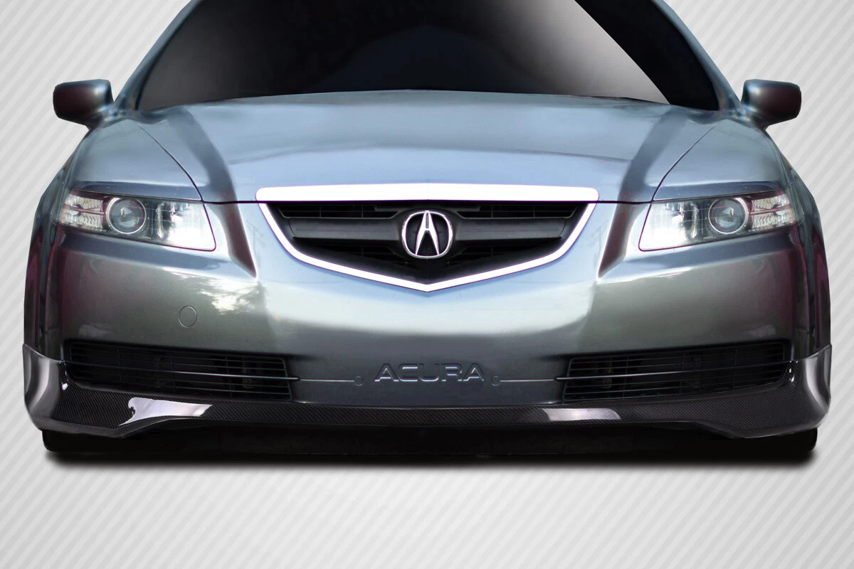 04 06 Acura TL Aspec Look Carbon Fiber Front Bumper Lip Body Kit