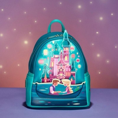Disney Loungefly Tangled Rapunzel Castle Glow in the Dark  display picture 1