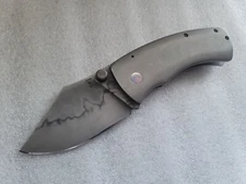 Jonathan McNees Knives 1-Off FMUK Variant, Hamon W2, Jigged Accents, Mokuti Clip