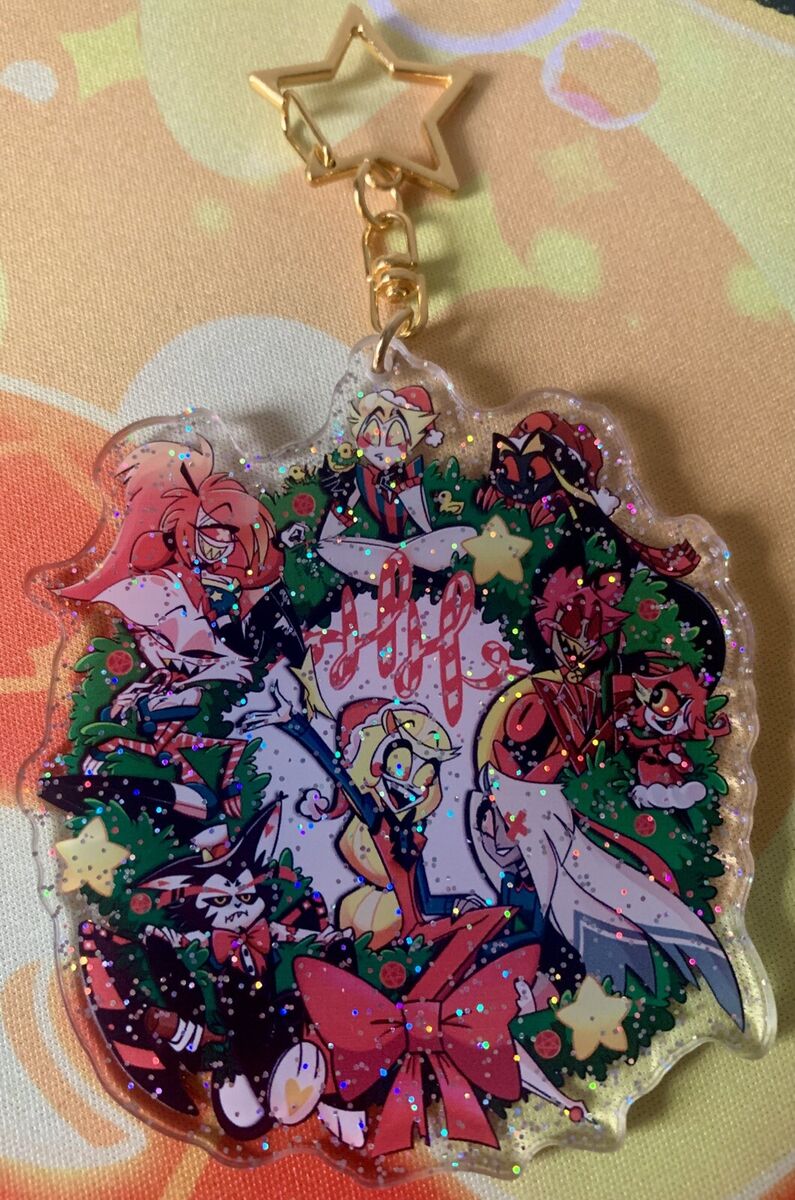 Hazbin Hotel Limited Edition Christmas Keychain | eBay Hazbin Hotel Limited Edition Christmas Keychain | eBay