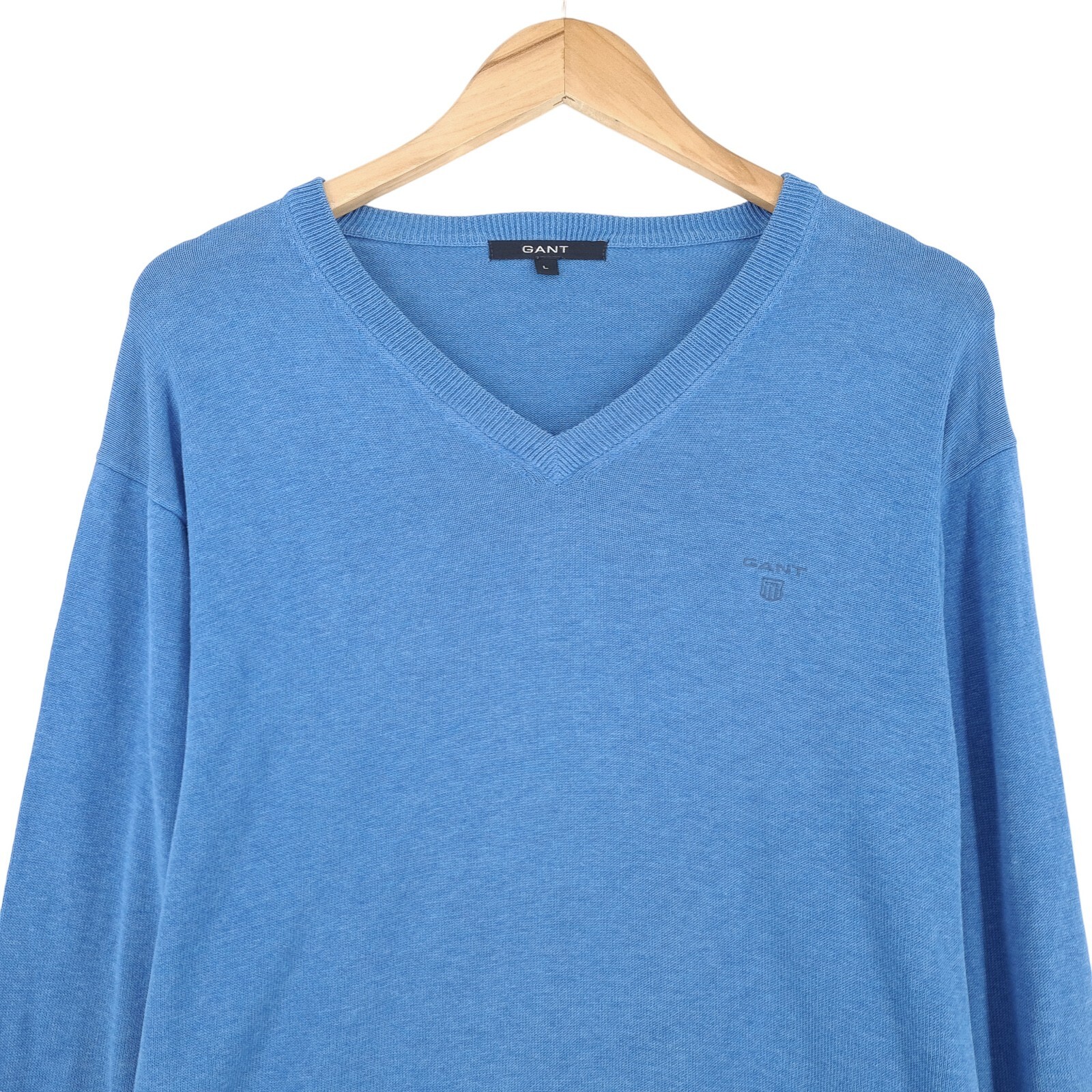 LEVI'S Mens V-Neck Jumper Sweater Medium Red Cotton