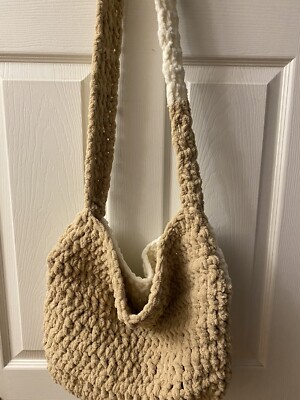 Hand knitted With Chunky Yarn Hand Bag Super Soft