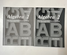saxon algebra 2 (3rd edition) Answer Key & Test forms (BRAND NEW) (NO textbook)