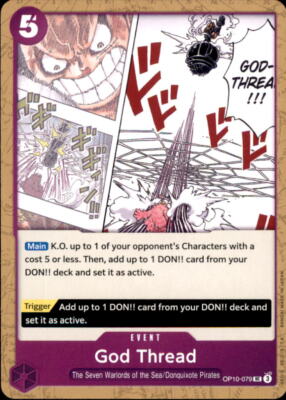 One Piece OP10-079 - God Thread - Uncommon