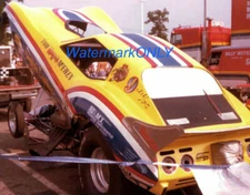 Tom "Mongoose" McEwen 1977 "English Leather" Corvette NITRO Funny Car PHOTO! #44