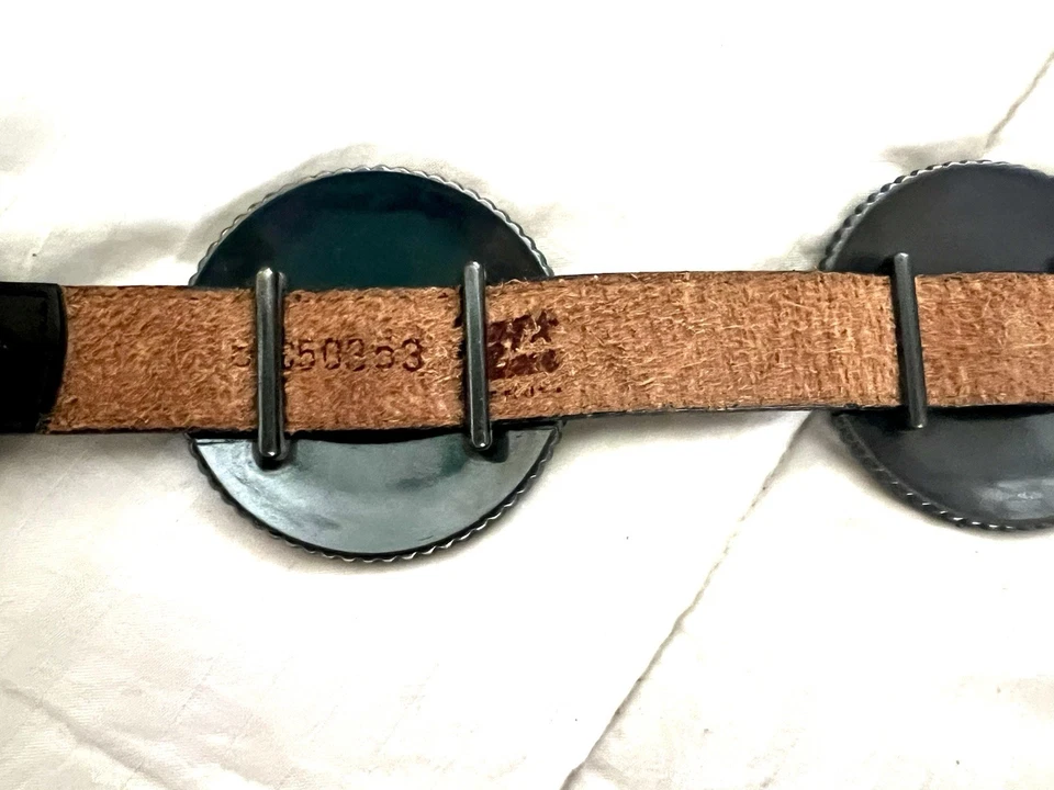 Cinturón de cuero de avestruz Tony Lama Concho  Foto 3 de 4