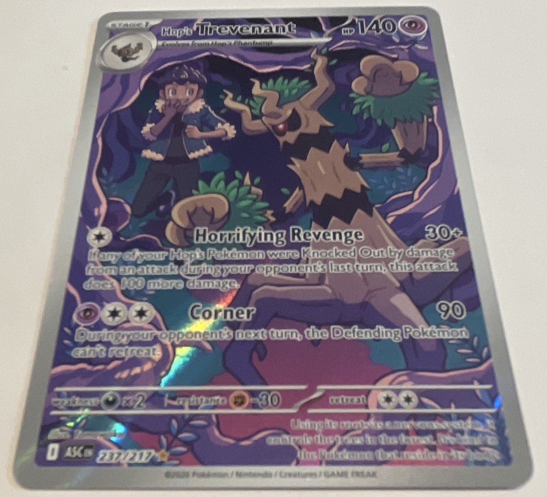 Hop's Trevenant 237/217 Ascended Heroes  Illustration Rare