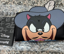 Loungefly Disney The Three Musketeers Wallet Blue Black Gold Red Gray Medium