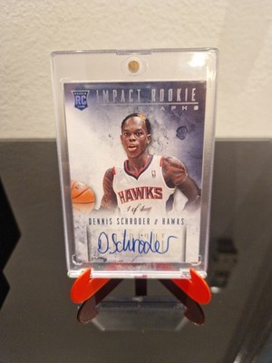 2013-14 Panini Intrigue Basketball Dennis Schroder 1/1 Rookie Auto