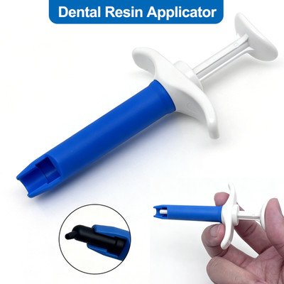 Dental Composite Resin Applicator Injection Type Applier Capsule Tubes Plug