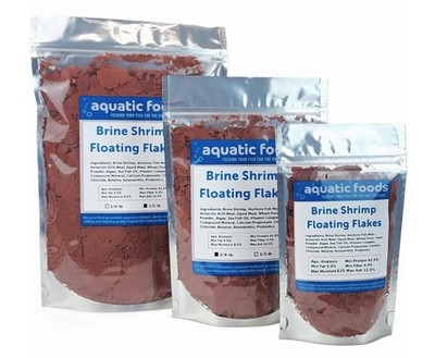 Aquatic Foods Inc. Brine Shrimp Flakes for Freshwater Cichlids, Angels, Tetra