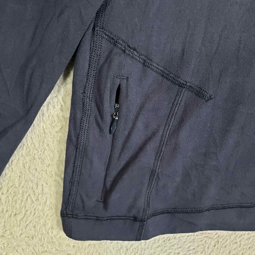 Lululemon Hombre M Mediano? Camisa deportiva a rayas elástica manga larga Velocity - Imagen 5 de 8