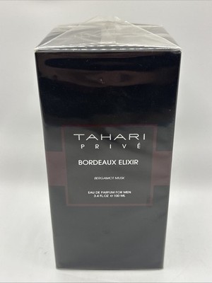 Tahari Privé Bordeaux Elixir Eau de Parfum Mens Cologne 3.4oz/100ml NEW SEALED
