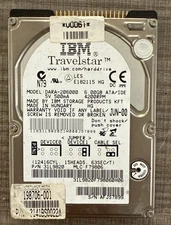 IBM Travelstar DARA-206000 31L9820 Hard Disk Drive | with 6.0GB ATA/IDE 2.5"