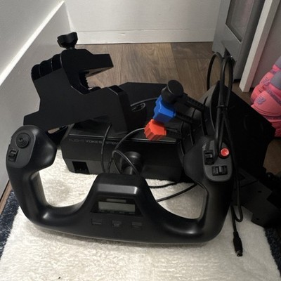 Logitech Flight Yoke System Simulator