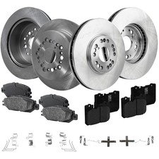 Front & Rear Brake Disc Rotors and Pads Kit For Lexus LS400 1998 1999 2000
