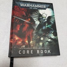 Warhammer 40K 40,000 Core Book Hardcover 9th Edition Games Workshop w Ribbon