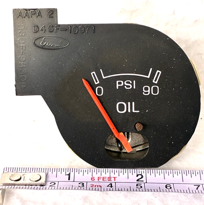 #ad 7456789 FORD GT OIL PRESSURE GUAGE TORINO RANCHERO LINCOLN CONTINENTAL?OEM $49.98