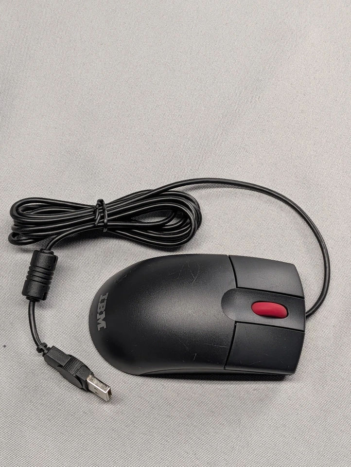 IBM MO28UOL Mouse 3 Button USB Opticall PC Computer Mice Black Vintage - Image 2 of 4