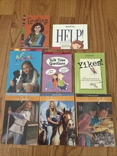 Lot of 8 pb books ~ AMERICAN GIRL ~ JULIE + NICKI + LINDSEY + HELP + YIKES +TALK