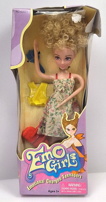 Emo Girls Doll - Emotionally Charged Teenagers - Vintage Rare w/ Box Clothes Bag