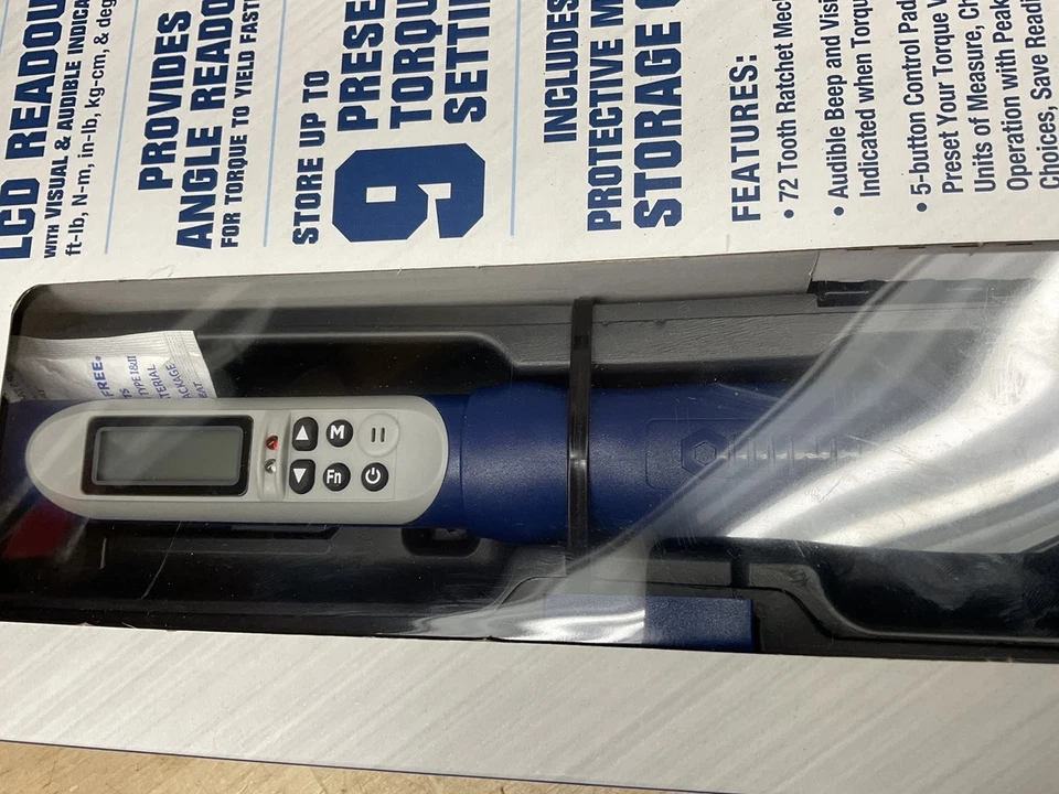 QUINN TOOLS 64915 3/8" DIGITAL TORQUE WRENCH (AM1051615) - Image 2 of 3