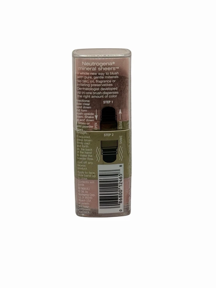 Rubor Neutrogena Mineral Sheers, Precious Pink # 10, peso neto 0,1 oz LEER Foto 2 de 2