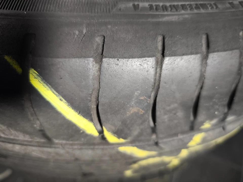 4 Sommerräder 225 55 R17 Mercedes V Klasse W447 17" Stahlfelgen - Bild 3 von 3