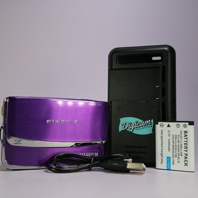 Fujifilm Digital Camera FinePix Z70 12.2MP Purple Tested *Read*