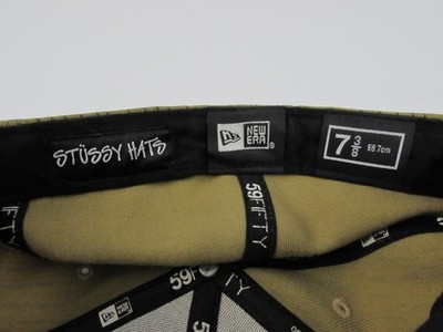 stussy New Era 59FIFTY Fitted 7 3/8 Light Brown/ Bold Dark Brown