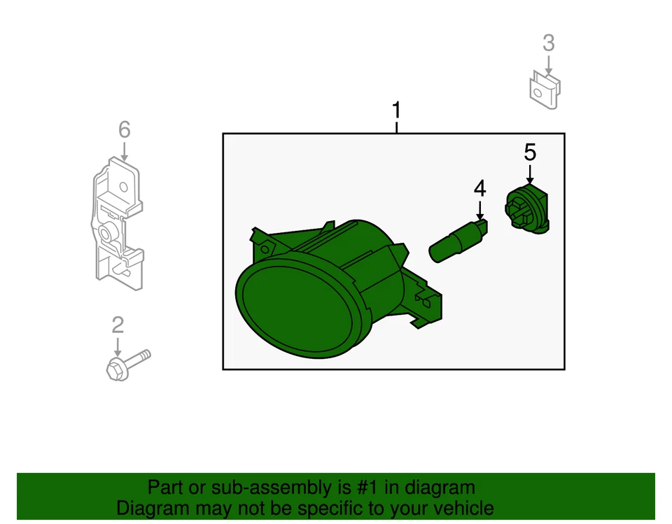 Faro antiniebla genuino Infiniti 2008-2015 QX60 JX35 G37 M35 M45 26150-9B91D Foto 2 de 2