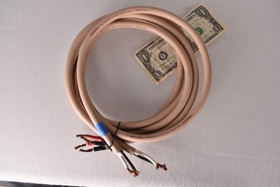 6ft Pair MONSTER CABLE Powerline 2 Time Coherent Speaker Cable -Unterminated-